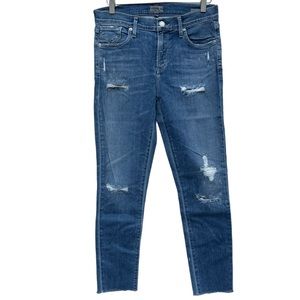 AGOLDE A GOLD E SOPHIE Denim blue jeans distressed Size 29